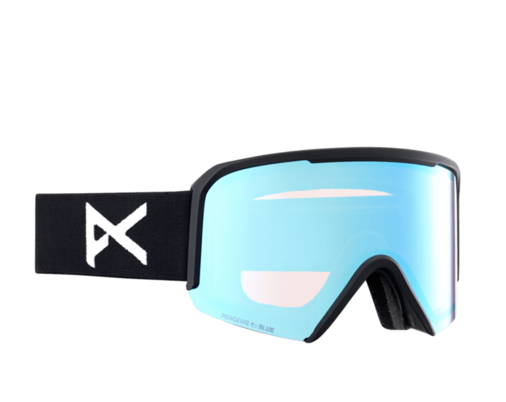 GOGGLE ANON NESA NOIR PERCEIVE VARIABLE BLUE + BONUS LENS CLOUDY BURST