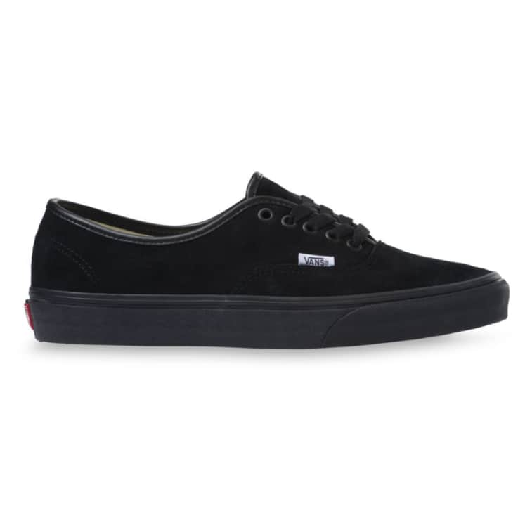 Vans Authentic Pig Suede Shoes Black Black 5 0 Boardshop