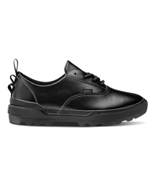 VANS COLFAX LOW LEATHER SHOES BLACK BLACK