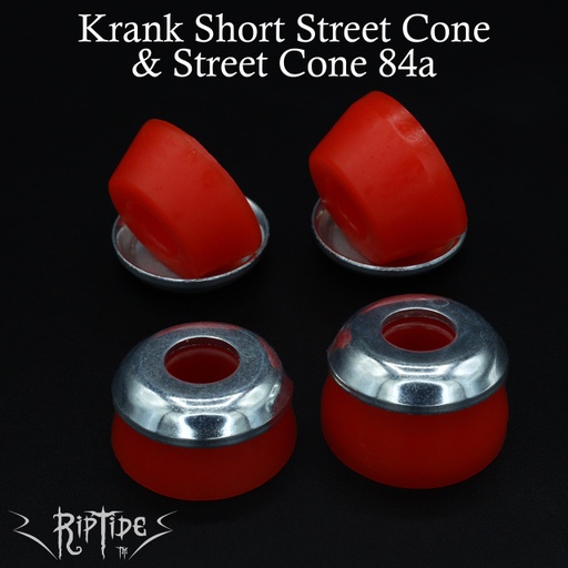 RIPTIDE BUSHING KRANK SHORT STREET CONE & STREET CONE 4 PACK 84A - ORANGE