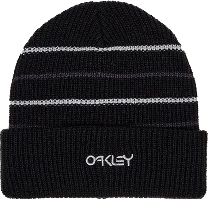 Black 2024 oakley beanie