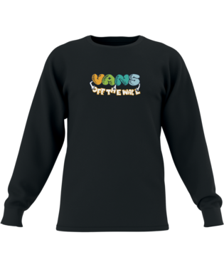 LONG SLEEVE T-SHIRT VANS GRAB A BUBBLE TYPE - NOIR