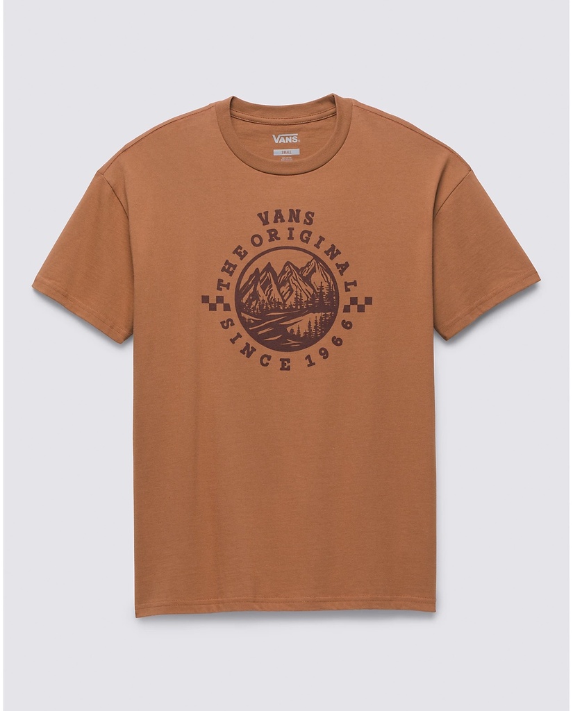 T SHIRT VANS MOUNTAIN CIRCLE OVERSIZED POUR FEMME MOCHA BISQUE