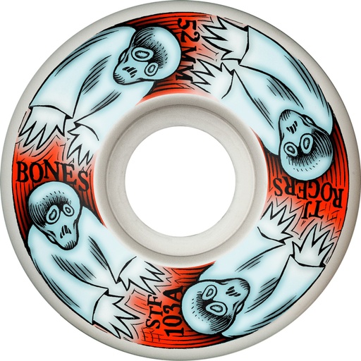 Bones - Roue skateboard stf heriage boneless white 103A - M2 Boardshop