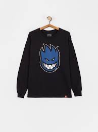 LONG SLEEVE T-SHIRT SPITFIRE JUNIOR BIGHEAD FILL - NOIR/NAVY