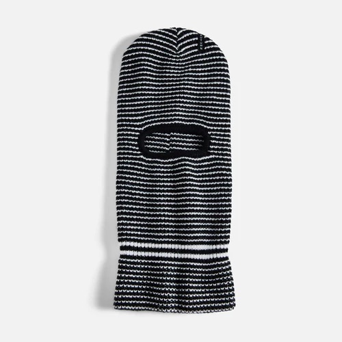 CACHE-COU AUTUMN STRIPE BALACLAVA - BLACK